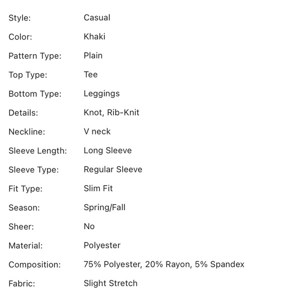 Khaki Lounge Set - Picture 8 of 8